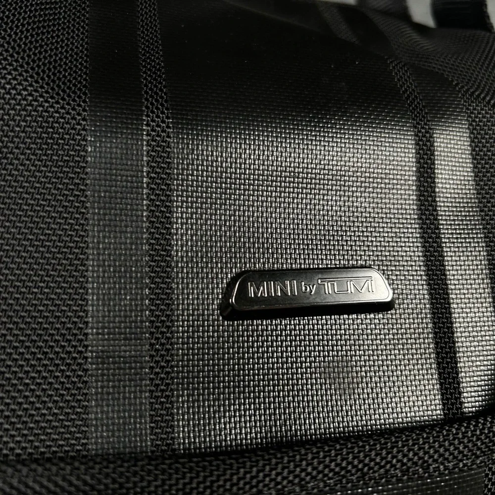 MINI Cooper by TUMI Travel Duffel Bag Black Ballistic Nylon Backpack 68849DVC